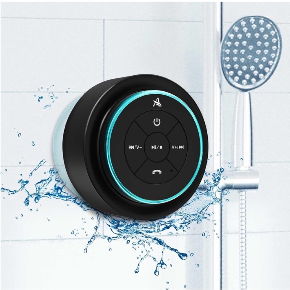 XLeader, Upgraded, Shower Speaker, Certified IPX7 Waterproof Bluetooth